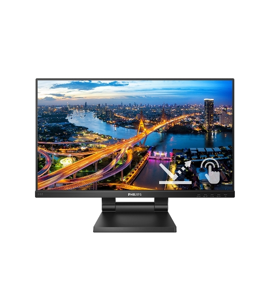 Монитор 23.8' Philips 242B1TC IPS 1920x1080, 75 Гц, 4 мс, 16:9, 250 кд/м2, 1xHDMI, 1xDP, 1xVGA, 4xUSB 3.2, сенсорный, выход на наушники, черный