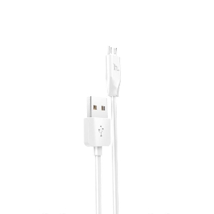 Кабель USB HOCO X1 Rapid, USB - Micro USB, 2.1А, 1м, белый