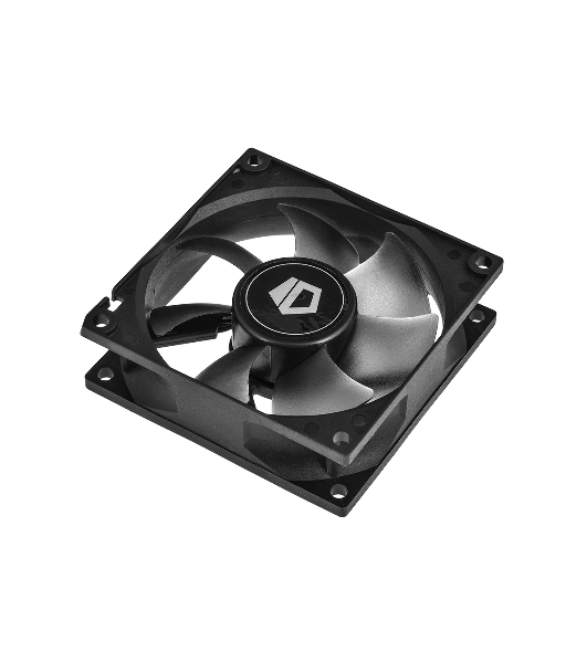 Вентилятор для корпуса ID-Cooling NO-8025-SD черный, 80 мм, 2000 об/мин, 21 дБ, 3 pin