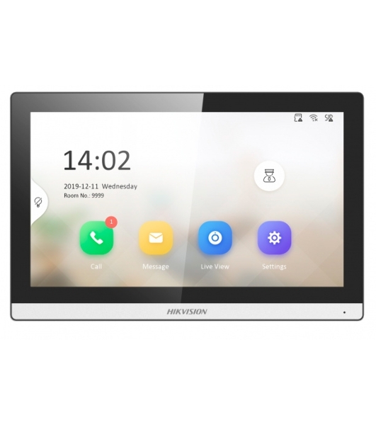 Видеодомофон Hikvision DS-KH6350-WTE1 черный