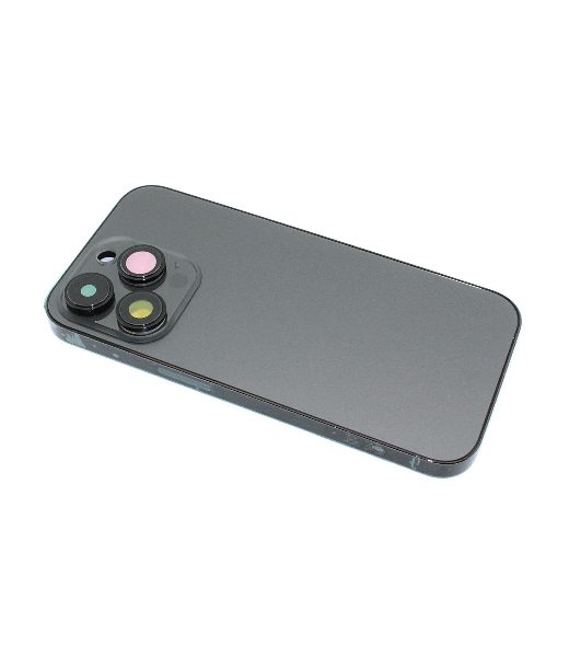 Задняя крышка (корпус) в сборе с рамкой для Apple iPhone 14 Pro черный