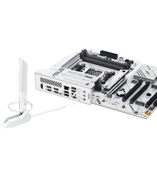 Материнская плата ASUS X870 MAX GAMING WIFI7 W, AM5, AMD X870, 4xDDR5, 4xSATA, 3xM.2, 1xPCIe 5.0 x16, 2xPCIe 4.0 x16, 1xPCIe 3.0 x16, 1xHDMI, 2xUSB Type-C (Display), 1x2.5Gb LAN, Wi-Fi 7, Bluetooth 5.4, 2xUSB-C 40Gbps, 1xUSB-A 10Gbps, 3xUSB-A 5Gbps, 4xUSB-A 2.0, 3x3.5 мм, 7.1, ATX