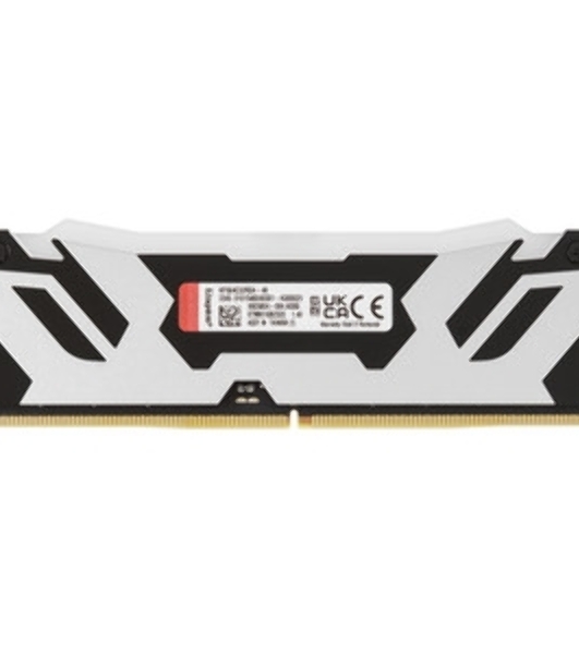 Оперативная память Kingston Fury Renegade, DDR5, 16Gb (1x16Gb), 6400MHz, CL32, DIMM, с радиатором, серебристый/черный