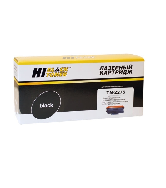 Картридж Brother HL-2240R/2240DR/2250DNR/DCP-7060DR (Hi-Black) TN-2275, 2,6K