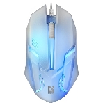 Мышь проводная Defender Cyber MB-560L белый, 1200 dpi, USB, кнопки - 3, фото7