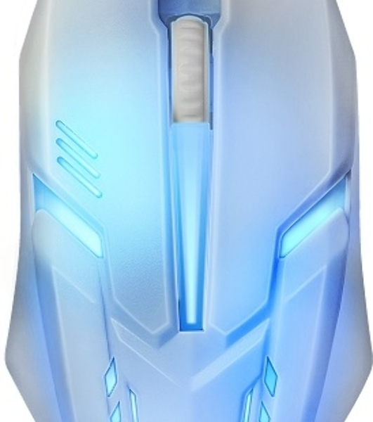 Мышь проводная Defender Cyber MB-560L белый, 1200 dpi, USB, кнопки - 3