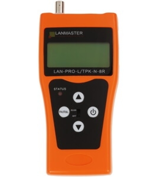 Тестер кабельный Lanmaster LAN-PRO-L/TPK-N-8R (упак:1шт) оранжевый