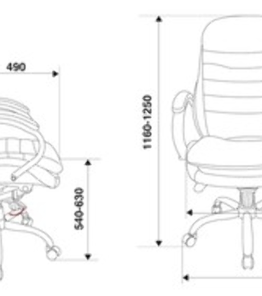 Кресло Бюрократ T-9950MSG-F/BROWN-PU коричневый, экокожа