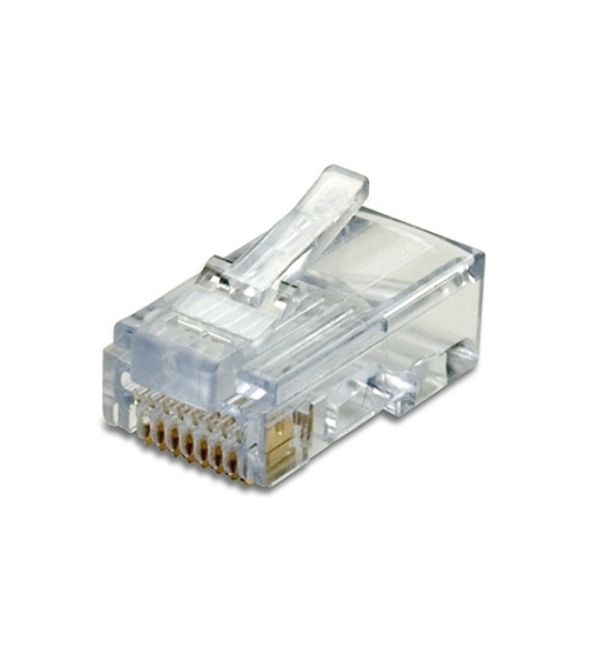 Коннектор RJ-45 Кат.5 (V) (8P8C) ExeGate под одножильный кабель (100 шт)