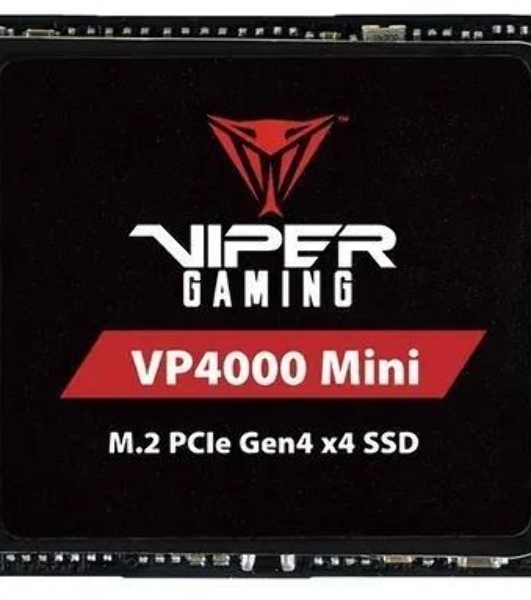 Накопитель SSD Patriot Viper VP4000, 2Tb, PCIe 4.0 x16, M.2 2230, NVMe, R/W 3200/3500, с радиатором