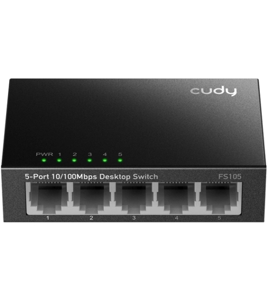 Коммутатор Cudy FS105, 5×100 Мбит/с