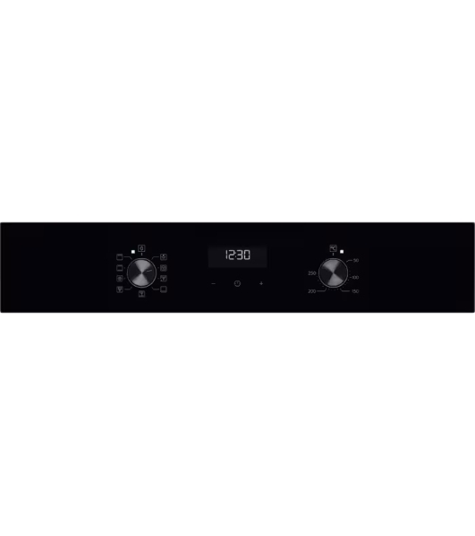 Встраиваемый духовой шкаф Electrolux EOF5H50BZ, Духовой шкаф электрический с конвекцией, приготовление на пару, объем 65 л, 8 режимов, очистка каталитическая, 2 стекла в дверце, направляющие проволочные, черный