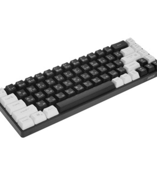 Клавиатура проводная игровая Defender Aris GK-349 RU,черный/белый,68кн+FN,радуж,1.5м