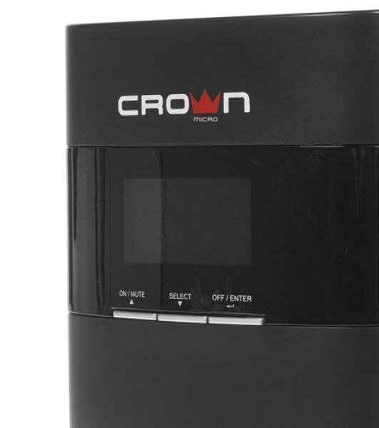 Источник бесперебойного питания Crown CMUOA-350-1K EURO/1000 ВА/900 Вт/2xCEE 7/3 (Schuko) (евророзетка)