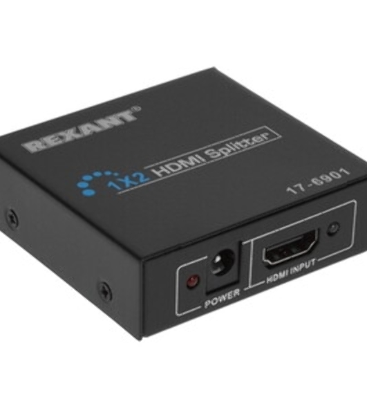 Делитель Rexant гнездо HDMI на 2 гнезда HDMI, пластик