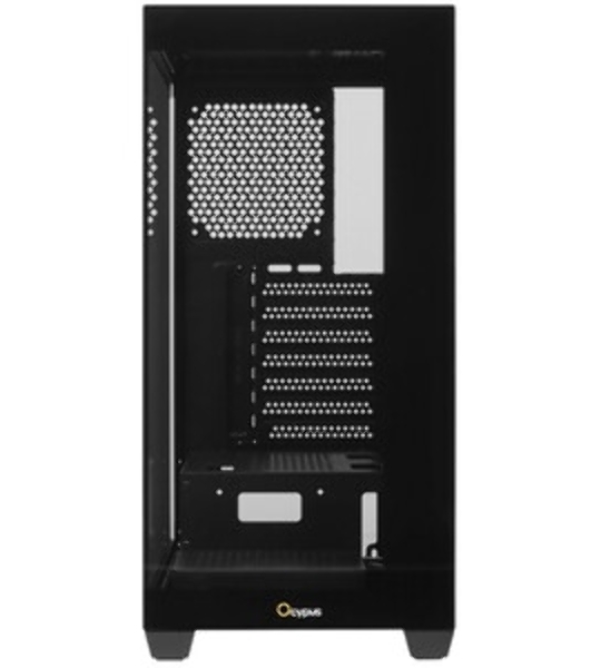 Компьютерный корпус Ocypus Gamma C72 BK ATX/win/black/no PSU/Tempered Glass