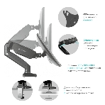 Кронштейн ONKRON G160 для монитора 13'-32' настольный, черный, фото22
