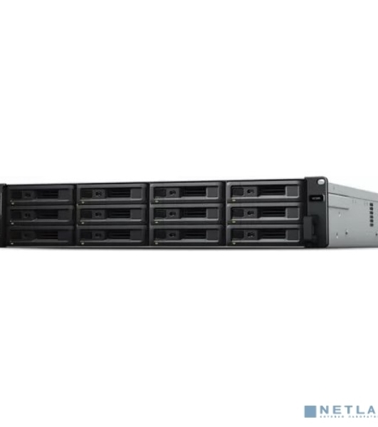 Сервер Synology(Rack 2U) UC3200 QC2,4GhzCPU/2x8Gb upto64,NO HDD(upto 12 2,5'/3,5' SAS SSD/HDD(upto36with RXD1219SAS),RAID Basic,JBOD,0,1,5,10,F1/4x1GbE RJ-45,2x10GbE RJ-45 (+1xExpSlot)/iSCSI/2xRPS/norail/5YW