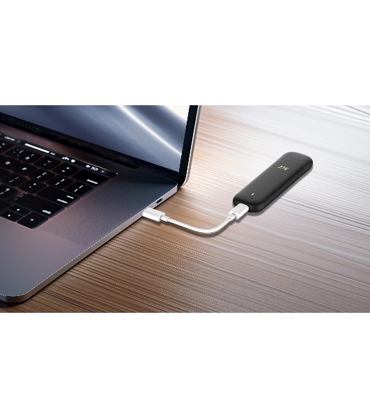 Модем 3G/4G ZTE F30Pro USB Wi-Fi VPN Firewall +Router внешний черный