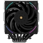 Кулер для процессора Thermalright Phantom Spirit 120 Vision SNOW (4-pin PWM, LED, 160mm, Ni/CU, 7x6mm, ARGB, 2x120mm, 92CFM, 36dBA, 2150RPM, S: 1851, 1700, 1200, 115X, AM5, AM4, white), фото3