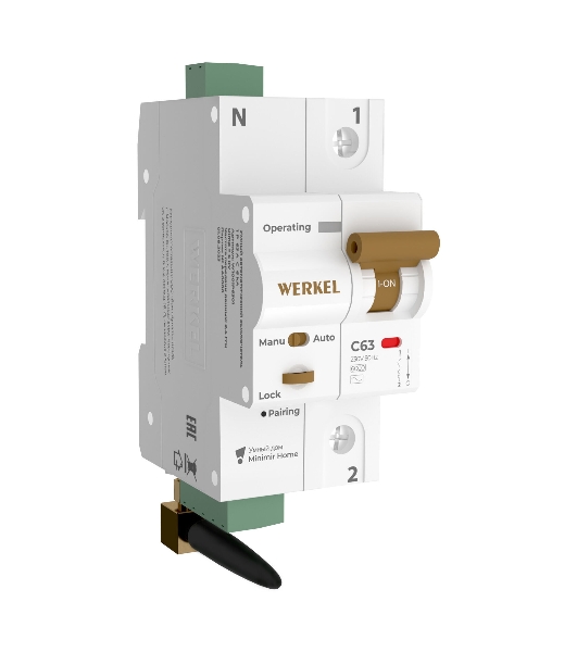 Умный автоматический выключатель Werkel 1 P  63 A  C  6 kA W1001P6301