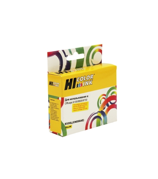 Расходные материалы Hi-Black CN056AE/№933XL Картридж для HP OJ 6100/6600/6700, Y    