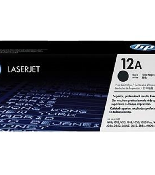 Картридж лазерный HP Q2612A черный для LaserJet 1010/1018/1020/1012/1015/3015/3020/3030 (2000 стр.)