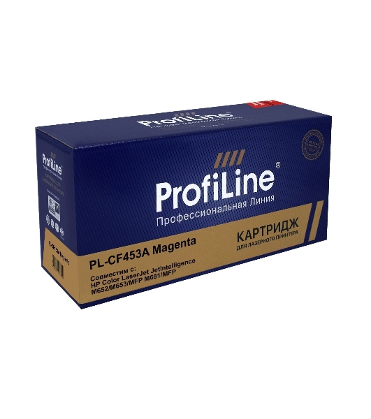 Картридж лазерный ProfiLine PL-CF453A (№655A) для принтеров HP Color LaserJet JetIntelligence M652/M653/MFP M681/MFP M682 Magenta 10500 копий