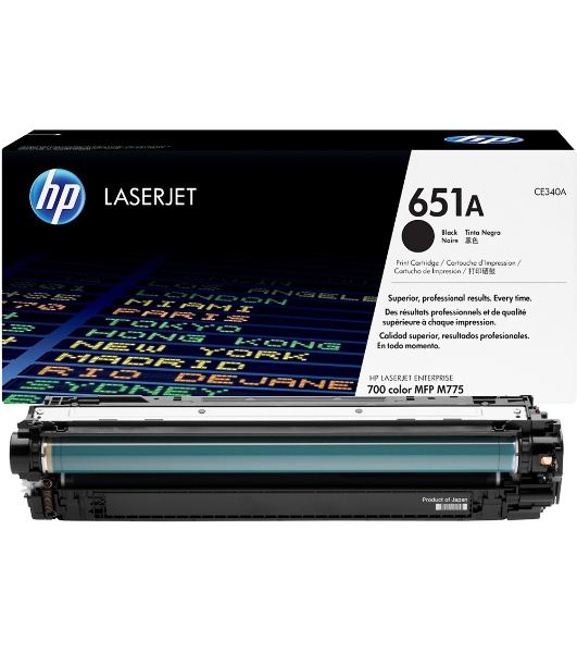 Картридж лазерный HP CE340A 651A черный для LaserJet 700 Color MFP 775 13500 стр.