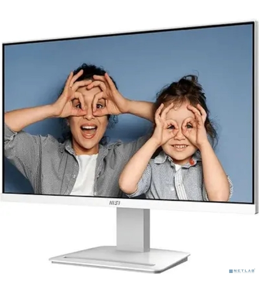 Монитор 23.8' MSI Pro MP2412W VA LED 1920x1080, 100 Гц, 250 кд/м², 16:9, 1xHDMI, 1xDP, белый