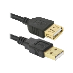 Кабель Defender PRO USB 2.0 кабель удлинительный 1.8м AM/AF, зол.конт, 2фер.фил., фото7