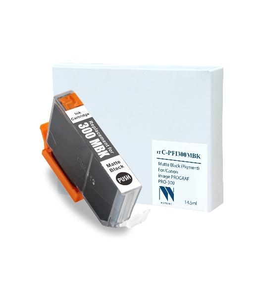 Картридж струйный NVPrint C-PFI300 MBK для Canon imagePROGRAF PRO-300