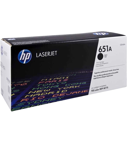 Картридж лазерный HP CE340A 651A черный для LaserJet 700 Color MFP 775 13500 стр.