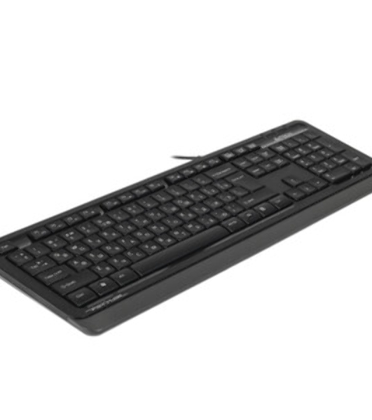 Комплект клавиатура+мышь A4Tech FStyler F1010 проводной, USB, 1600 DPI, чёрный