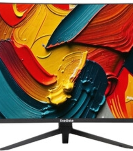 Монитор 31.5' ExeGate Combat EC3207TA VA 2560x1440, 240 Гц, 1 мс, 16:9, 300 кд/м², 1xHDMI, 2xDP, 2xUSB, 3.5 мм, изогнутый R1500, черный