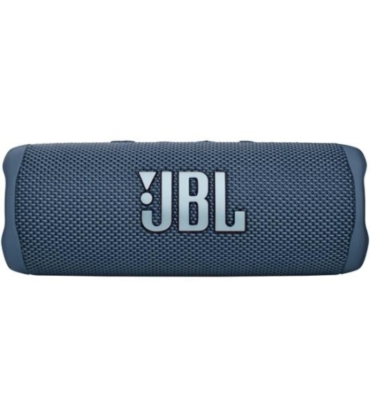 Портативная акустика JBL Flip 6 синий, Bluetooth 5.1, время воспроизведения 12 ч, емкость аккумулятора 4800 mAh, время заряда 2,5 ч, синий