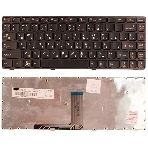 Клавиатура для ноутбука Lenovo Ideapad B470 V470 черная с рамкой, фото3