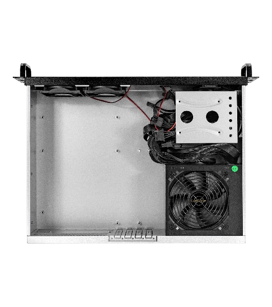 Серверный корпус ExeGate Pro 2U330-03 RM 19', высота 2U, глубина 330, БП 800PPH-SE, 2*USB