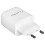 Сетевое зарядное устройство Qumo Energy PD 35Вт, (модель 0117), порты: USB-A QC3.0 + USB Type-C PD, белый, фото3