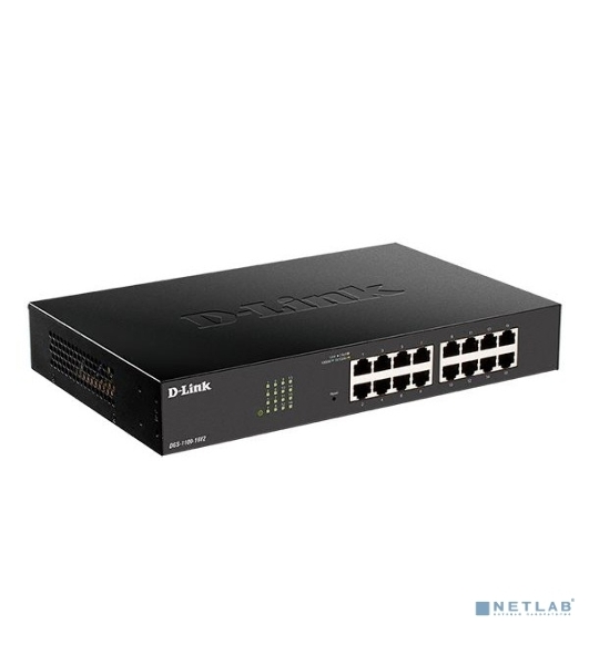 Коммутатор D-Link DGS-1100-16V2/A1A, 16×1 Гбит/с, настраиваемый