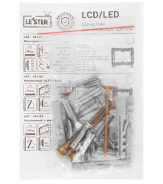 Кронштейн LST-301.01 LE'STER for TV 10'- 55' vesa 200x200