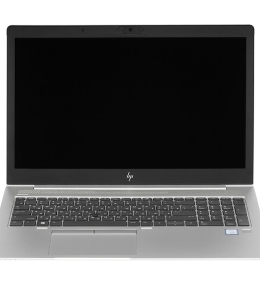 Клавиатура для ноутбука HP EliteBook 850 G5 755 G5 черная с серой рамкой, подсветкой и указателем