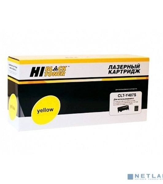 Расходные материалы  Hi-Black CLT-Y407S Картридж для  Samsung CLP320/320N/CLX-3185/3185N/FN Y с чипом