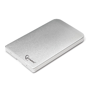 Внешний корпус для HDD Gembird EE2-U2S-41-S 2.5' EE2-U2S-41, серебро, USB 2.0, SATA, металл
