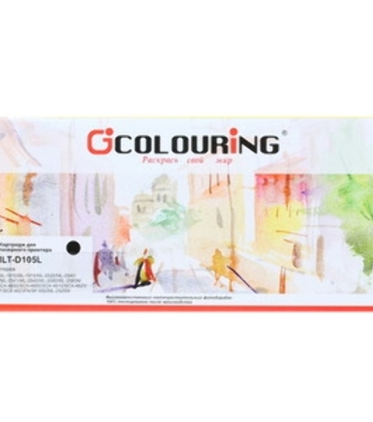 Картридж лазерный Colouring CG-MLT-D105L черный (2500 стр) для Samsung ML-1910/1915/2525/2525W/2580N SCX-4600/4623F/4623GN SF650