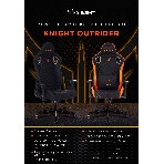 Кресло Knight OUTRIDER черный, экокожа, 120 кг, механизм качания, фото11