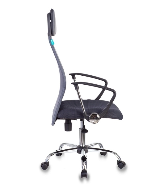 Кресло Бюрократ KB-6N/SL/DG/TW-12 TW-04 TW-12 серый, сетка