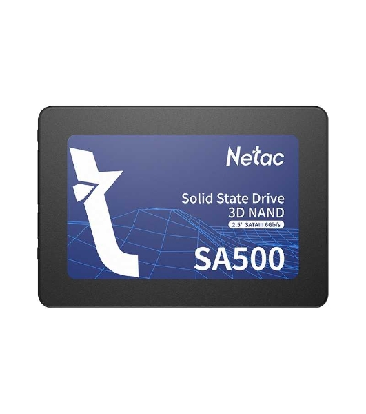 Накопитель SSD Netac SA500, 128Gb, SATA III, 2.5', R/W 500/400