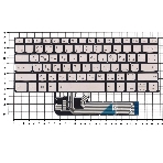 Клавиатура для ноутбука Lenovo Yoga 530-14IKB серебристая с подсветкой, фото2