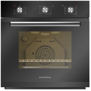 Духовой шкаф электрический Darina 1V5 BDE 112 707 B черный, встраиваемый